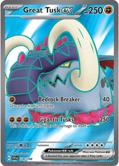 Great Tusk ex (230/198) [Scarlet & Violet: Base Set] | Fandemonia Ltd