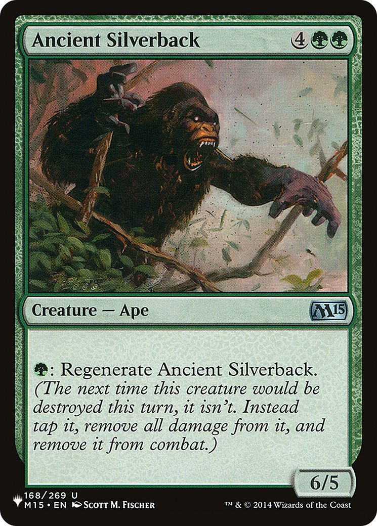 Ancient Silverback [The List] | Fandemonia Ltd