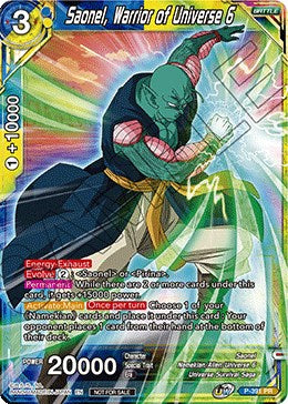 Saonel, Warrior of Universe 6 (Tournament Pack Vol. 8) (P-391) [Tournament Promotion Cards] | Fandemonia Ltd