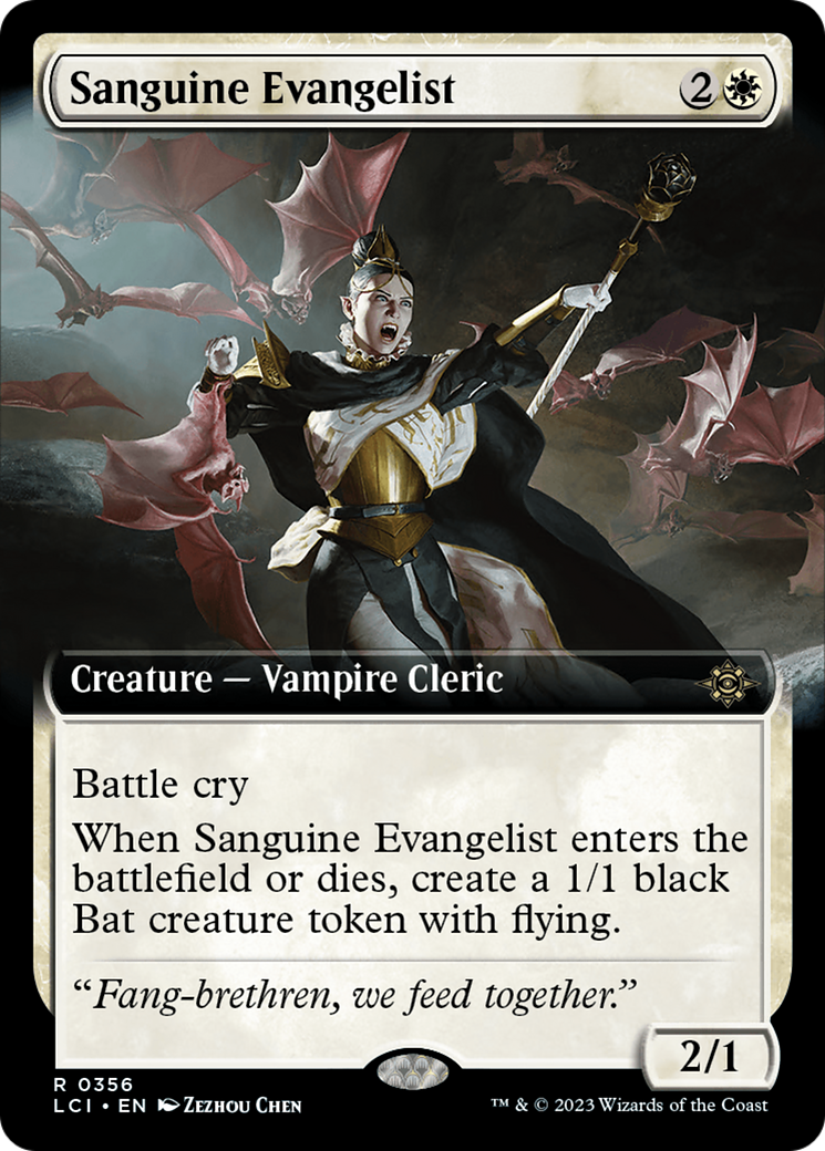 Sanguine Evangelist (Extended Art) [The Lost Caverns of Ixalan] | Fandemonia Ltd