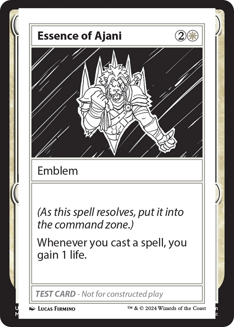 Essence of Ajani [Mystery Booster 2 Playtest Cards] | Fandemonia Ltd