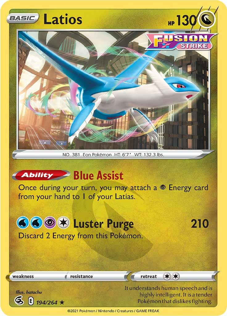 Latios (194/264) [Sword & Shield: Fusion Strike] | Fandemonia Ltd