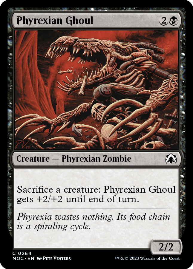 Phyrexian Ghoul [March of the Machine Commander] | Fandemonia Ltd