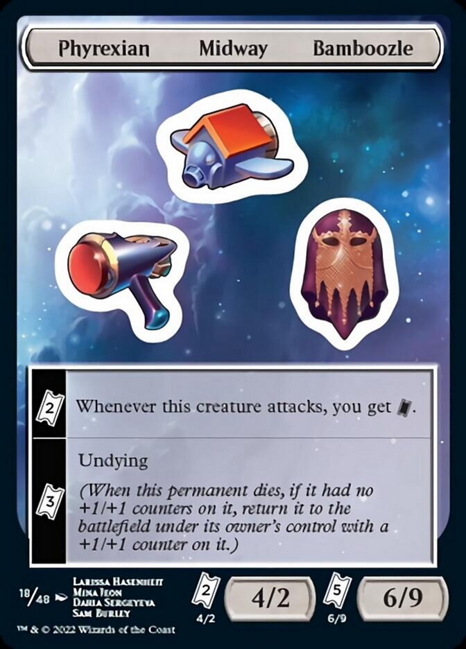 Phyrexian Midway Bamboozle [Unfinity Stickers] | Fandemonia Ltd