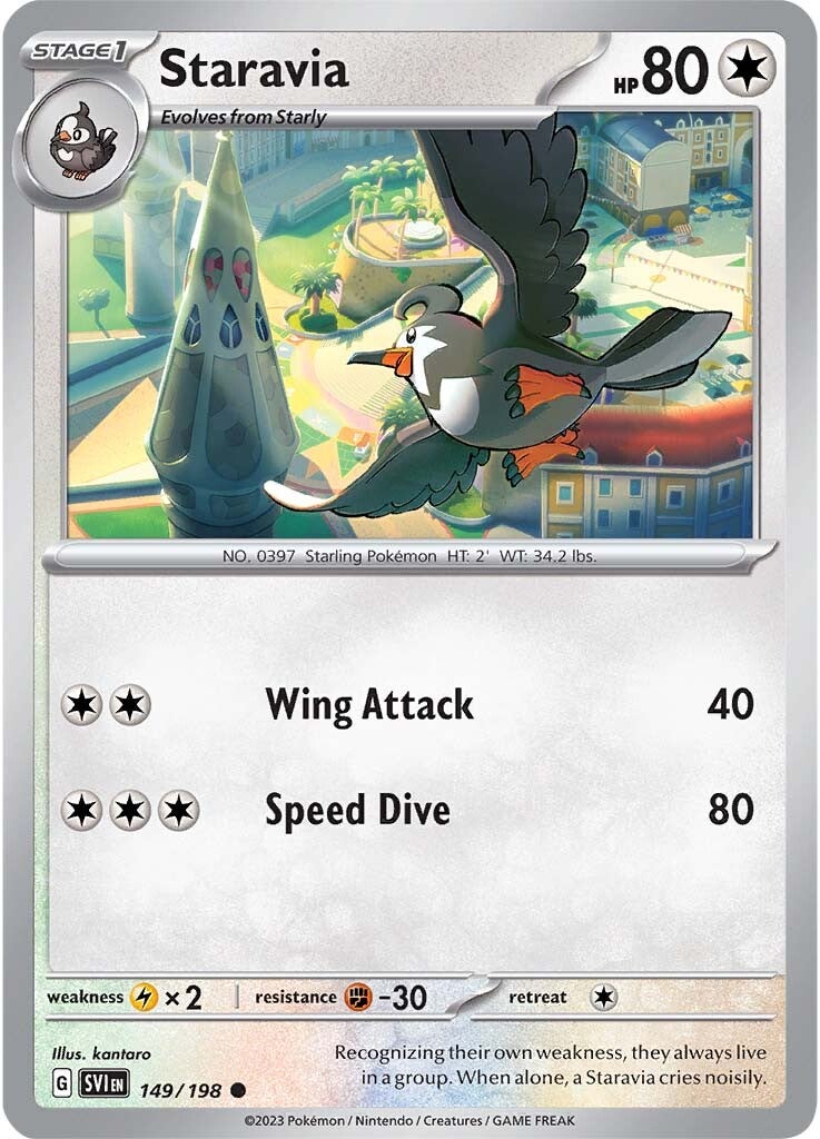 Staravia (149/198) [Scarlet & Violet: Base Set] | Fandemonia Ltd