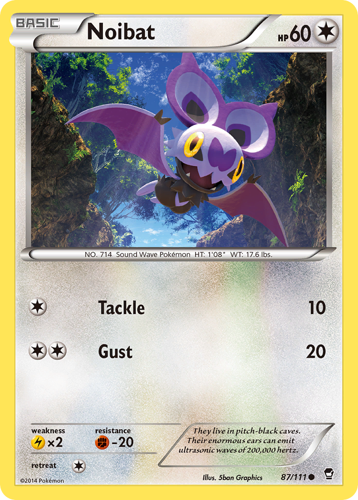 Noibat (87/111) [XY: Furious Fists] | Fandemonia Ltd