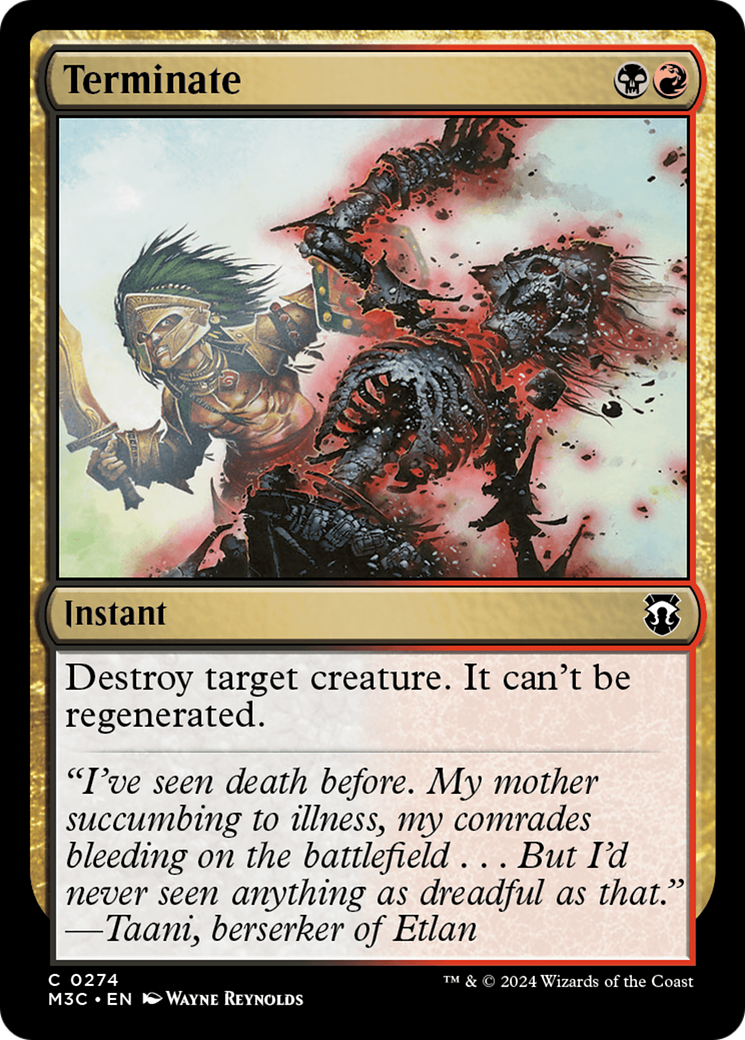 Terminate (Ripple Foil) [Modern Horizons 3 Commander] | Fandemonia Ltd