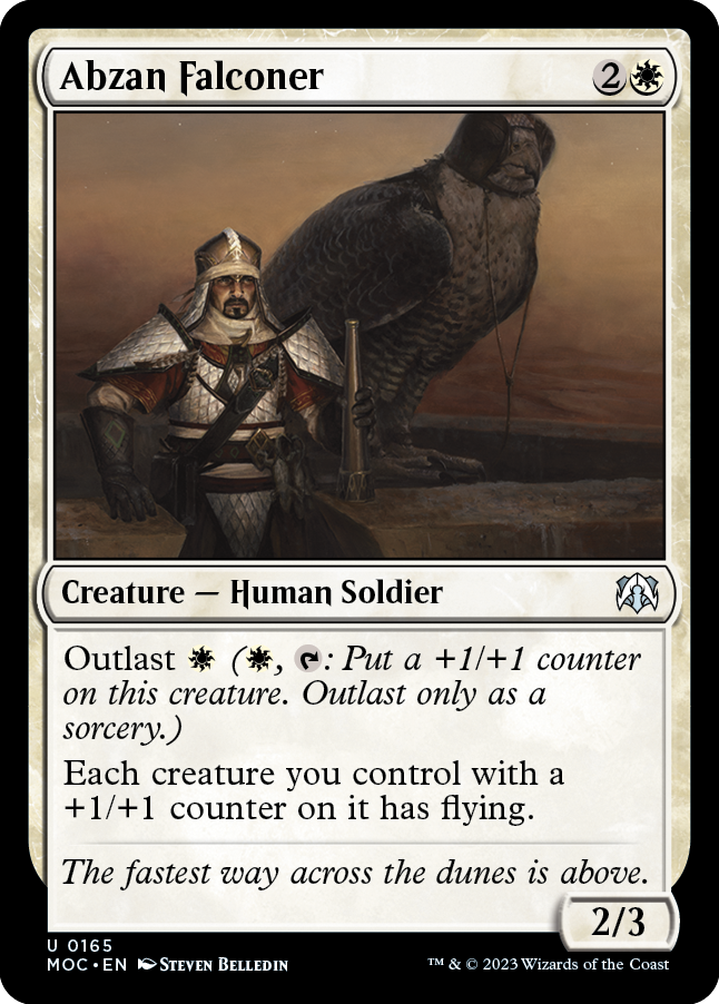 Abzan Falconer [March of the Machine Commander] | Fandemonia Ltd