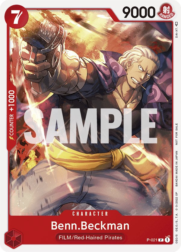 Benn.Beckman (One Piece Film Red) [One Piece Promotion Cards] | Fandemonia Ltd