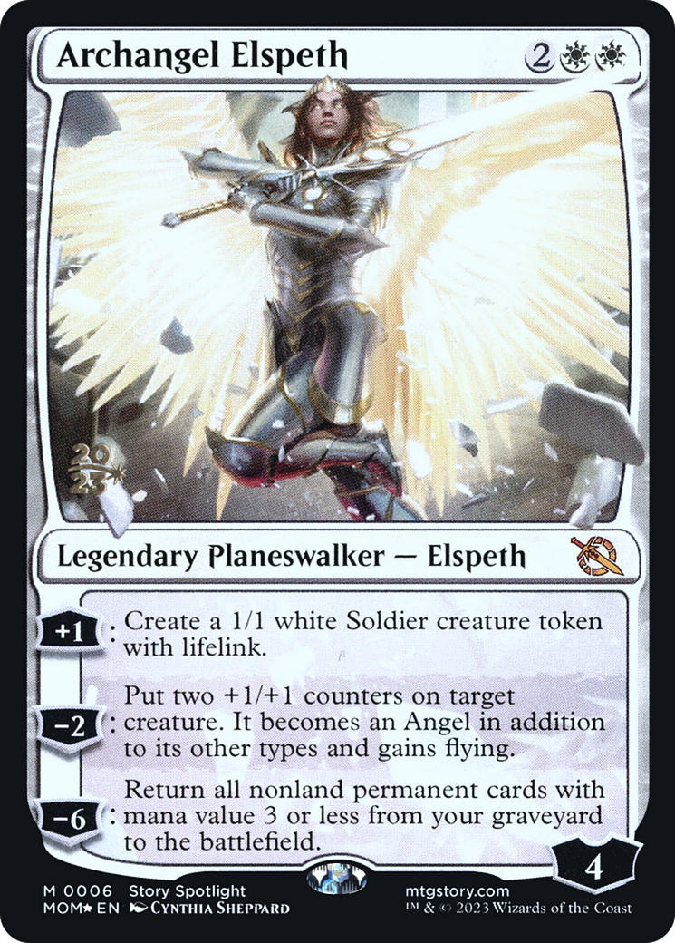 Archangel Elspeth [March of the Machine Prerelease Promos] | Fandemonia Ltd