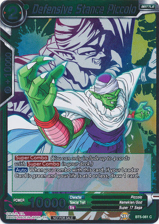 Defensive Stance Piccolo (Event Pack 4) (BT5-061) [Promotion Cards] | Fandemonia Ltd