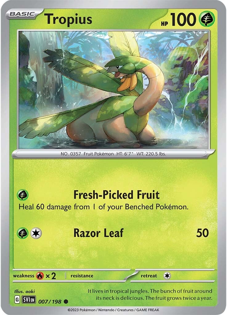 Tropius (007/198) [Scarlet & Violet: Base Set] | Fandemonia Ltd