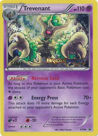 Trevenant (XY94) (Staff) [XY: Black Star Promos] | Fandemonia Ltd