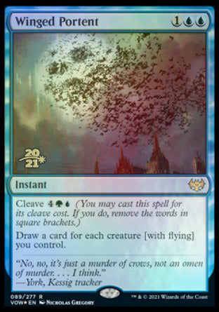 Winged Portent [Innistrad: Crimson Vow Prerelease Promos] | Fandemonia Ltd