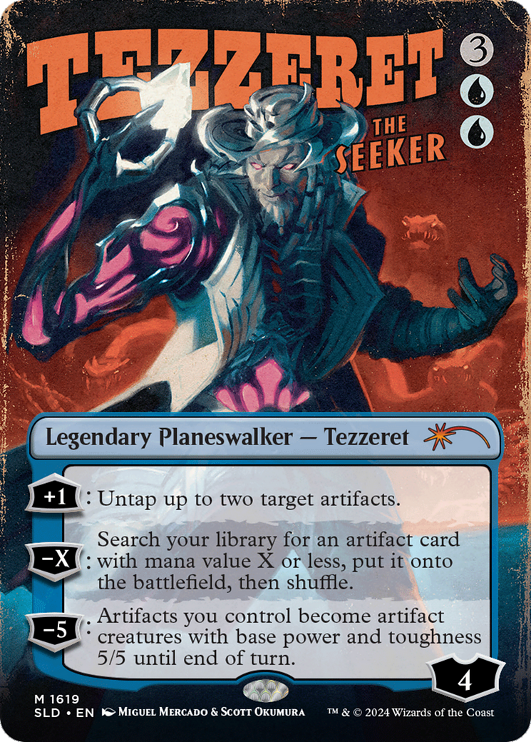 Tezzeret the Seeker (1619) [Secret Lair Drop Series] | Fandemonia Ltd