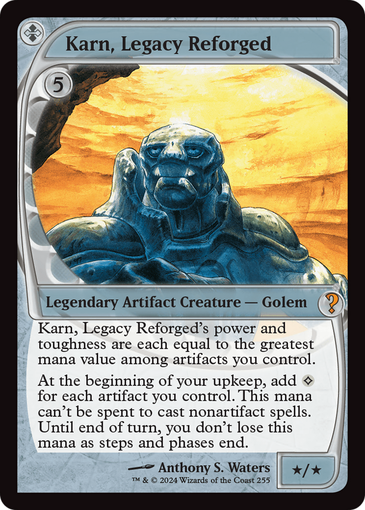 Karn, Legacy Reforged (Future Sight) [Mystery Booster 2] | Fandemonia Ltd