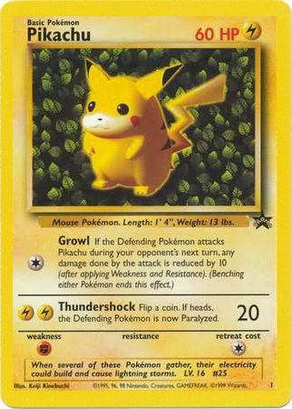 Pikachu (1) (Promo) [Wizards of the Coast: Black Star Promos] | Fandemonia Ltd