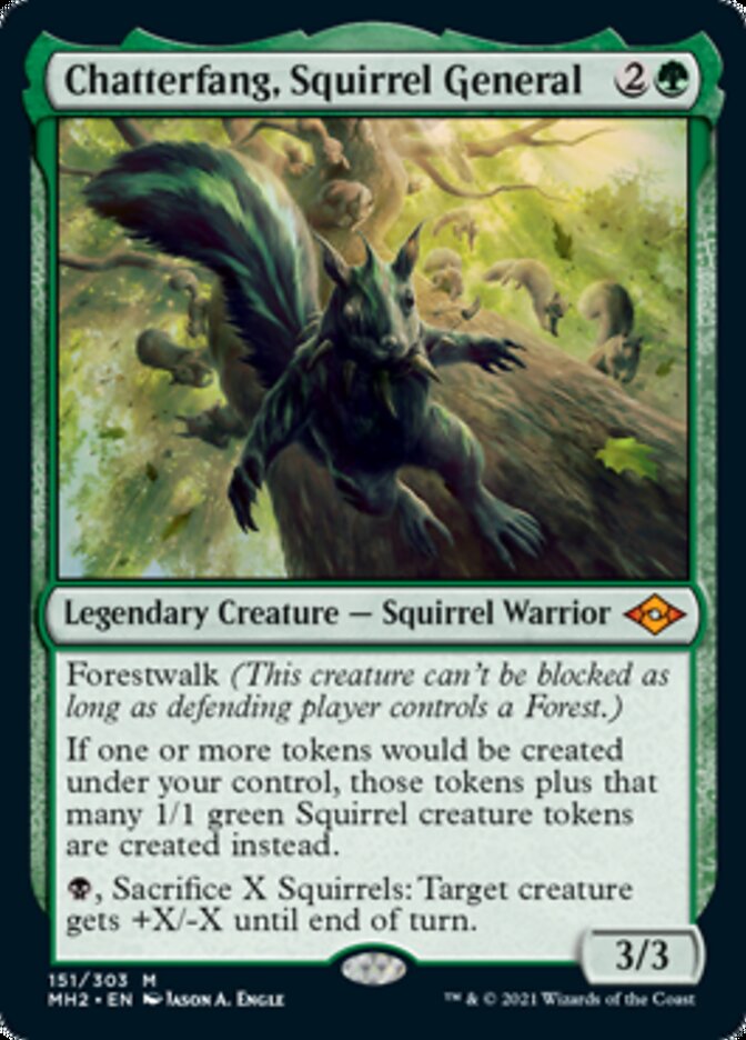 Chatterfang, Squirrel General [Modern Horizons 2] | Fandemonia Ltd