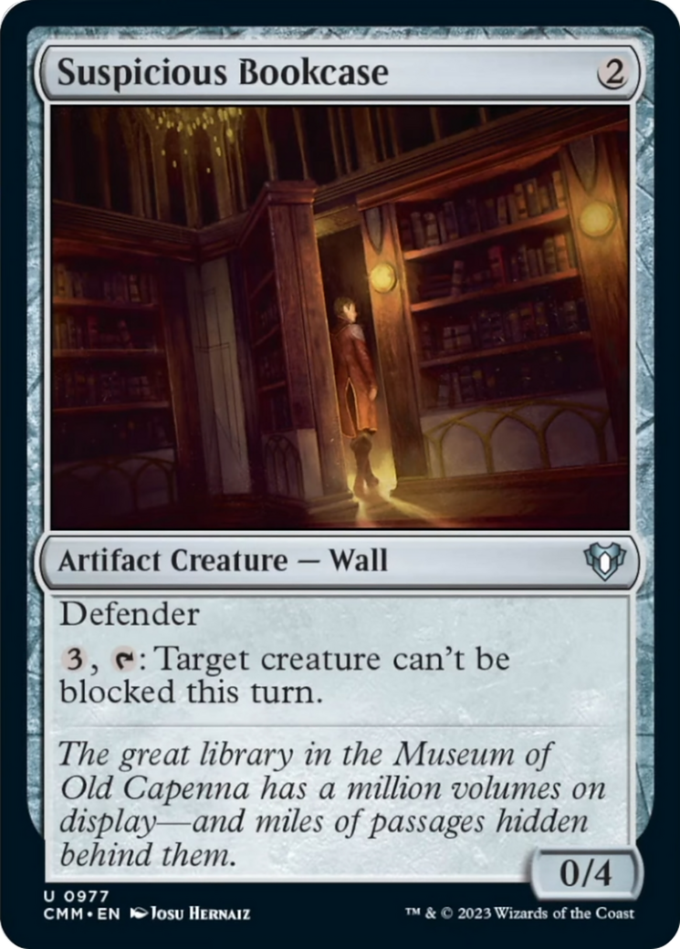 Suspicious Bookcase [Commander Masters] | Fandemonia Ltd