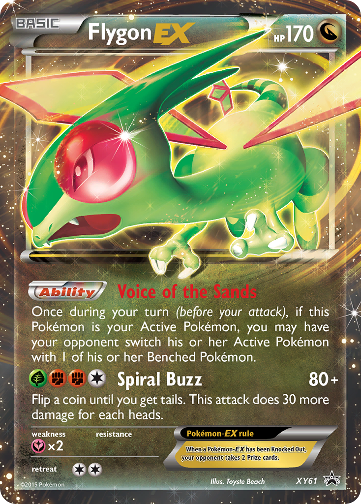 Flygon EX (XY61) [XY: Black Star Promos] | Fandemonia Ltd