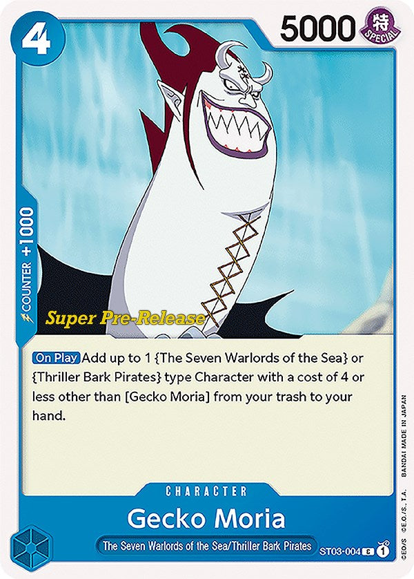 Gecko Moria [Super Pre-Release Starter Deck: The Seven Warlords of the Sea] | Fandemonia Ltd