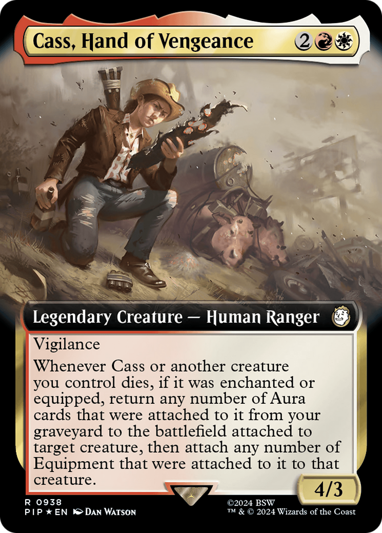 Cass, Hand of Vengeance (Extended Art) (Surge Foil) [Fallout] | Fandemonia Ltd