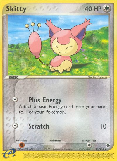 Skitty (70/109) [EX: Ruby & Sapphire] | Fandemonia Ltd