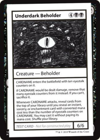 Underdark Beholder (2021 Edition) [Mystery Booster Playtest Cards] | Fandemonia Ltd