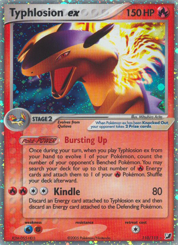 Typhlosion ex (110/115) [EX: Unseen Forces] | Fandemonia Ltd