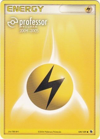 Lightning Energy (109/109) (2004 2005) [Professor Program Promos] | Fandemonia Ltd