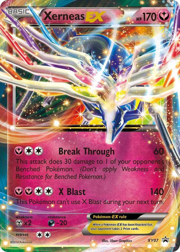 Xerneas EX (XY07) [XY: Black Star Promos] | Fandemonia Ltd