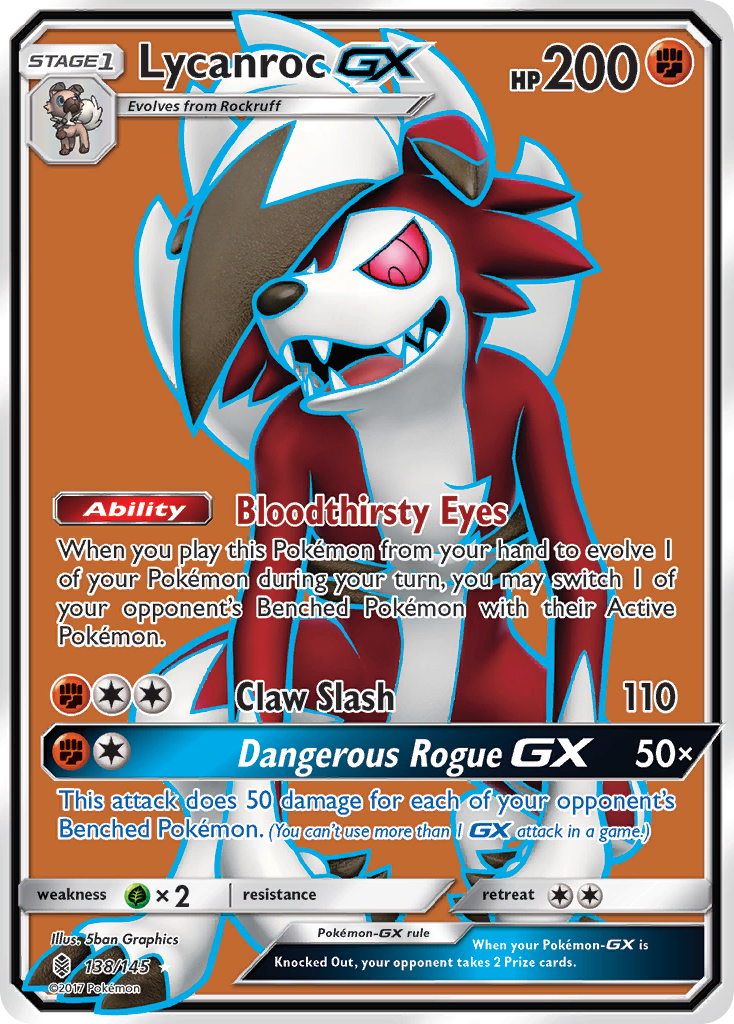 Lycanroc GX (138/145) [Sun & Moon: Guardians Rising] | Fandemonia Ltd