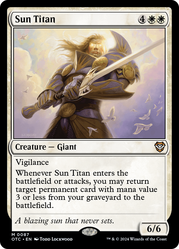 Sun Titan [Outlaws of Thunder Junction Commander] | Fandemonia Ltd