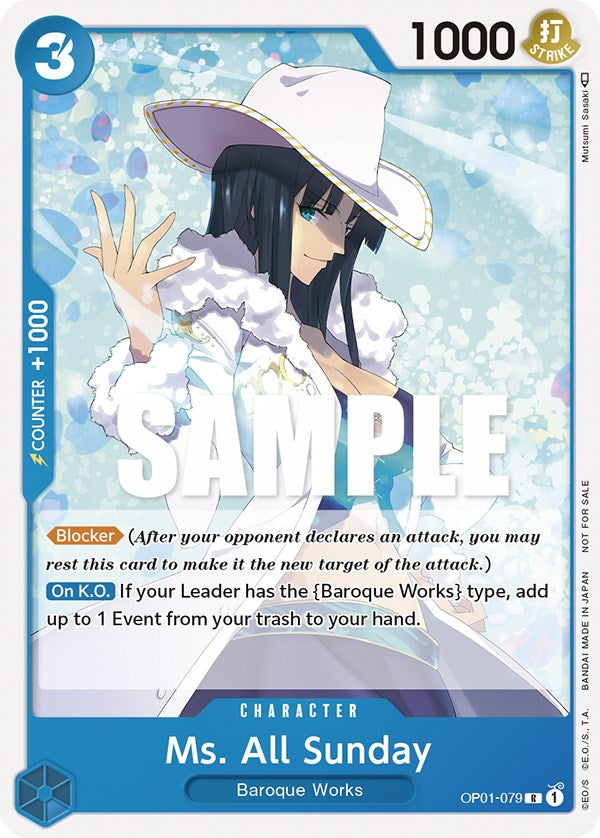 Ms. All Sunday (Promotion Pack 2023) [One Piece Promotion Cards] | Fandemonia Ltd