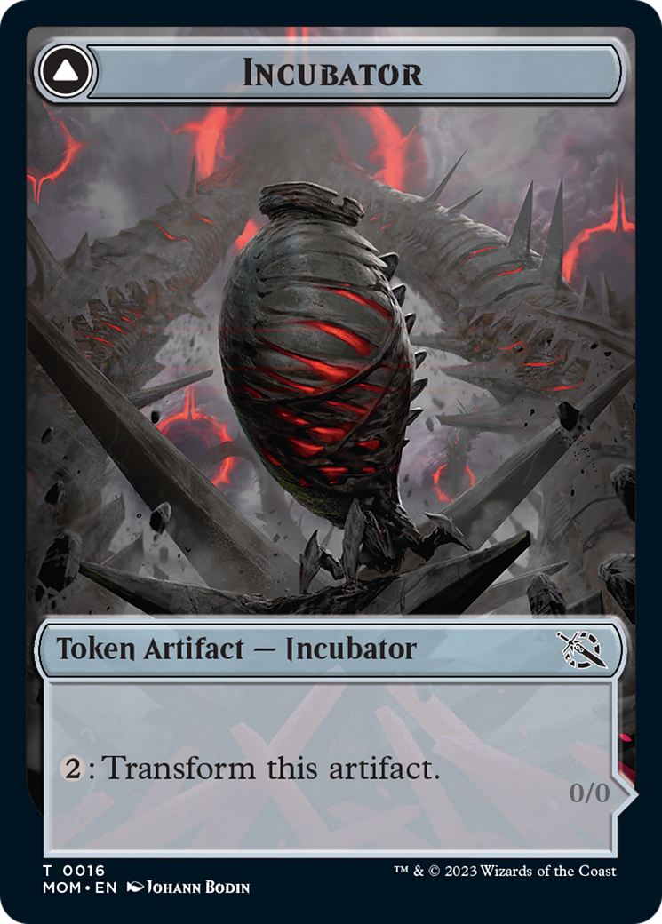 Incubator // Phyrexian (16) Double-Sided Token [March of the Machine Tokens] | Fandemonia Ltd