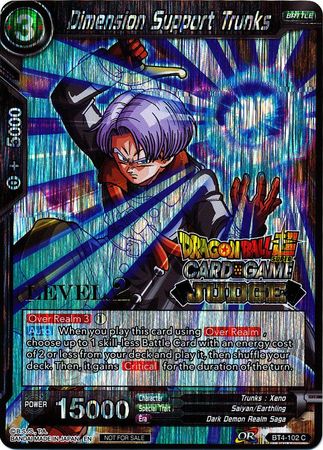 Dimension Support Trunks (Level 2) (BT4-102) [Judge Promotion Cards] | Fandemonia Ltd