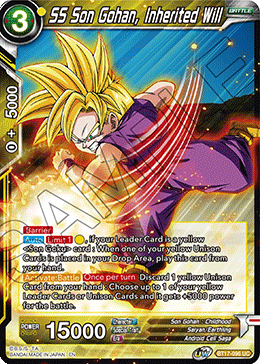 SS Son Gohan, Inherited Will (BT17-096) [Ultimate Squad] | Fandemonia Ltd