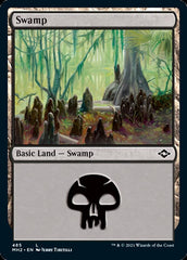 Swamp (485) (Foil Etched) [Modern Horizons 2] | Fandemonia Ltd