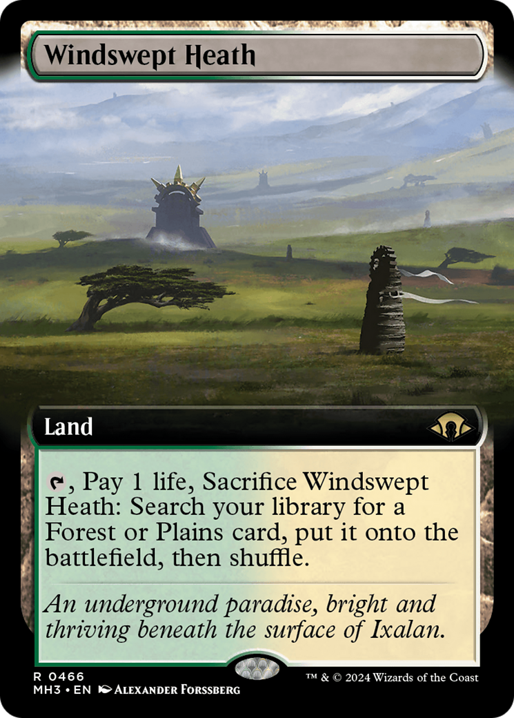 Windswept Heath (Extended Art) [Modern Horizons 3] | Fandemonia Ltd