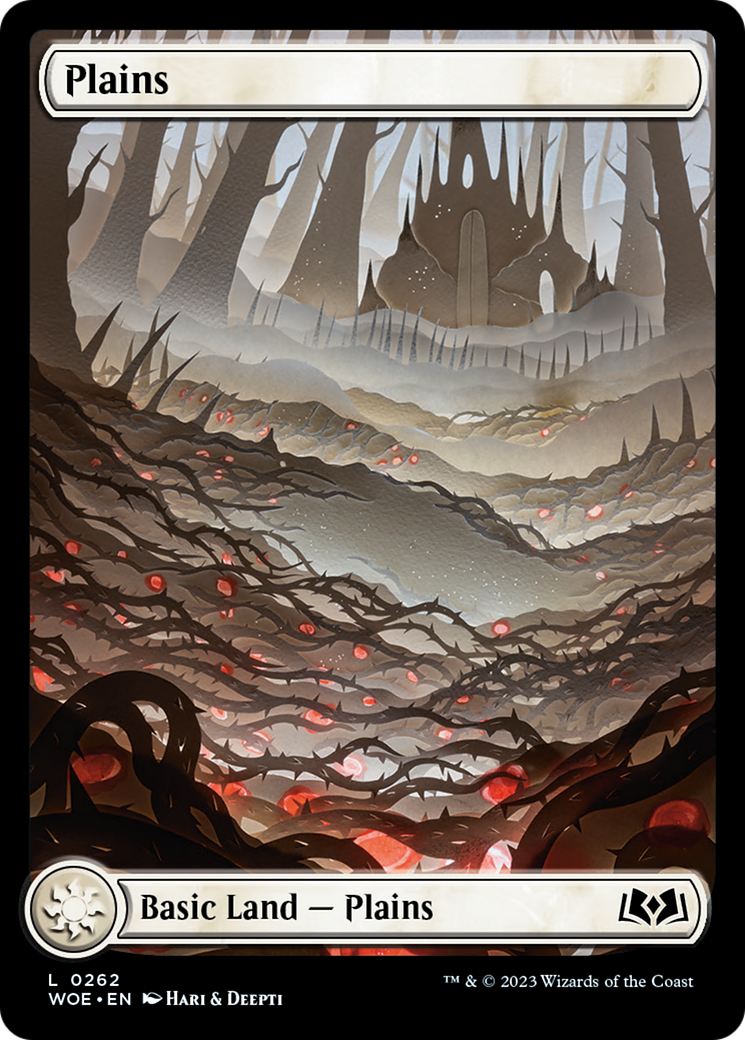 Plains (262) (Full-Art) [Wilds of Eldraine] | Fandemonia Ltd