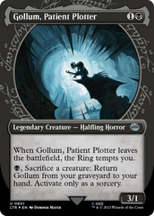 Gollum, Patient Plotter (Showcase) (Surge Foil) [The Lord of the Rings: Tales of Middle-Earth] | Fandemonia Ltd