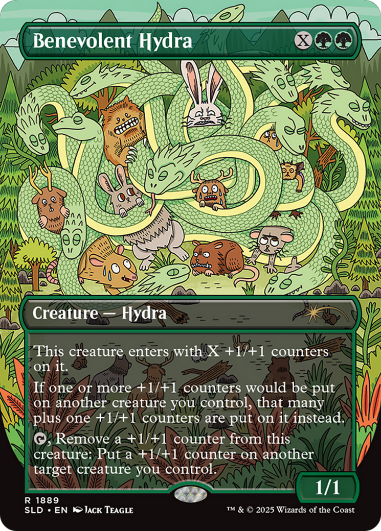 Benevolent Hydra (Rainbow Foil) [Secret Lair Drop Series] | Fandemonia Ltd