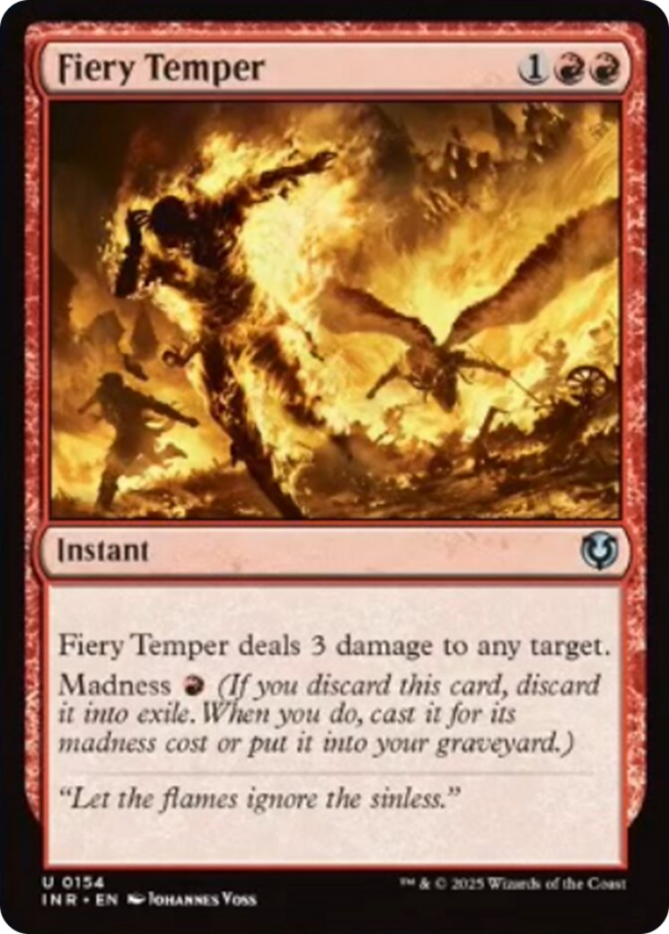 Fiery Temper [Innistrad Remastered] | Fandemonia Ltd