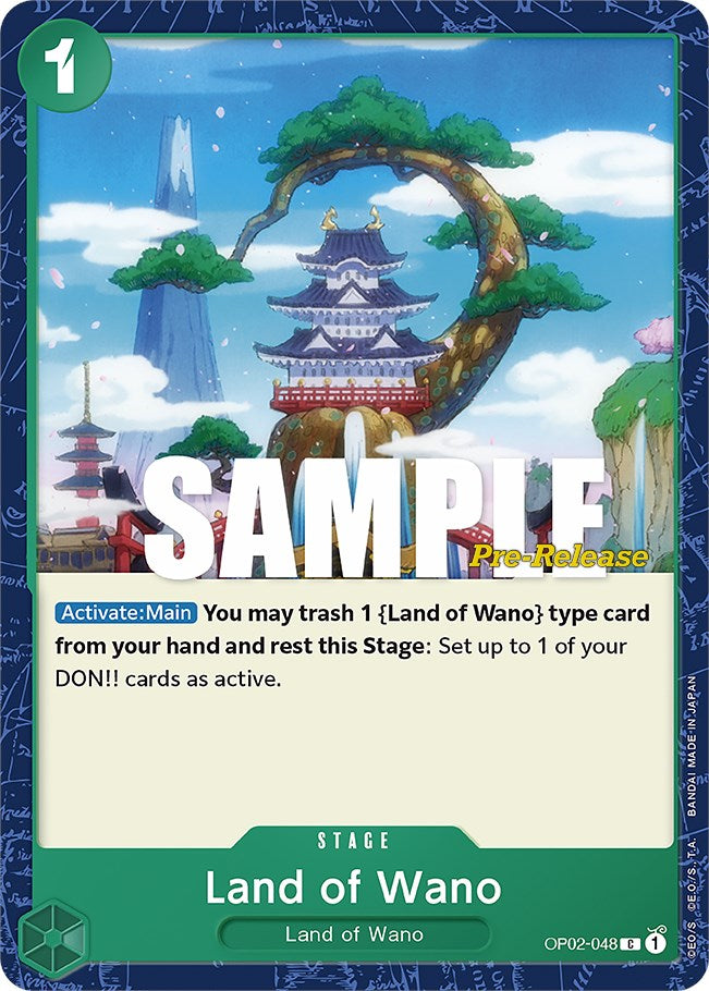 Land of Wano [Paramount War Pre-Release Cards] | Fandemonia Ltd