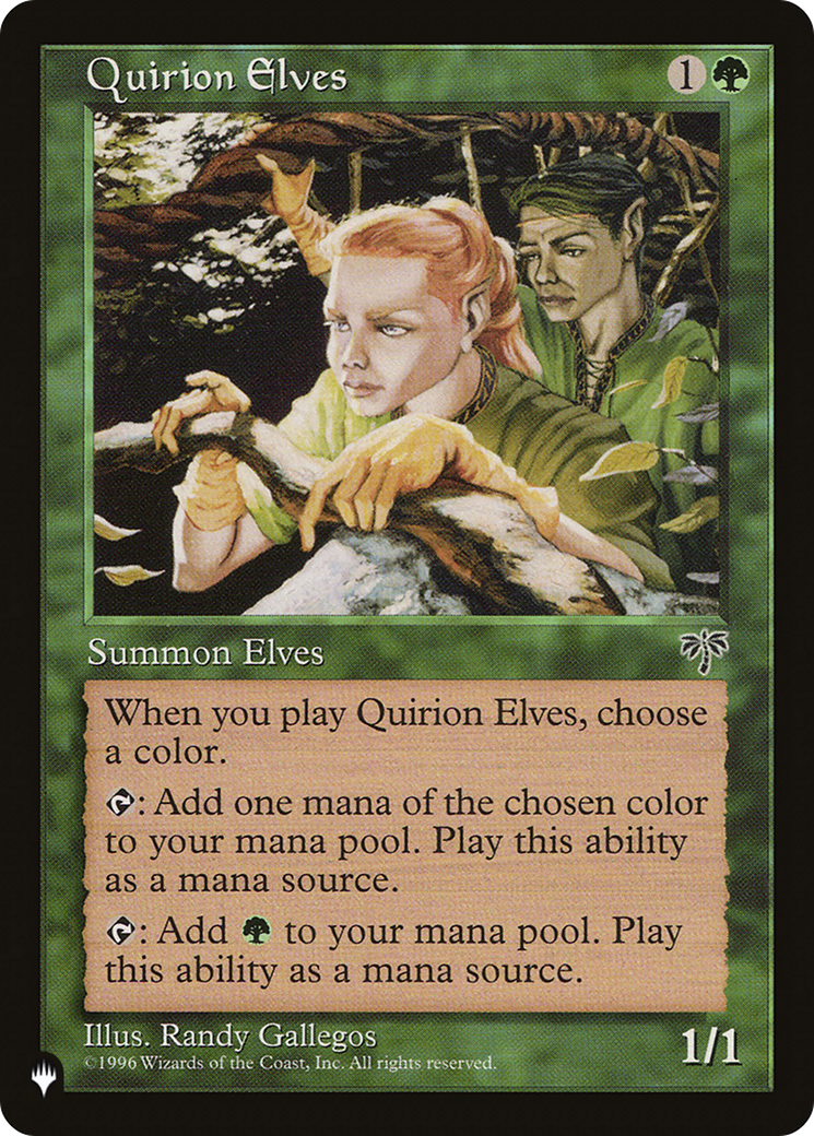 Quirion Elves [The List] | Fandemonia Ltd