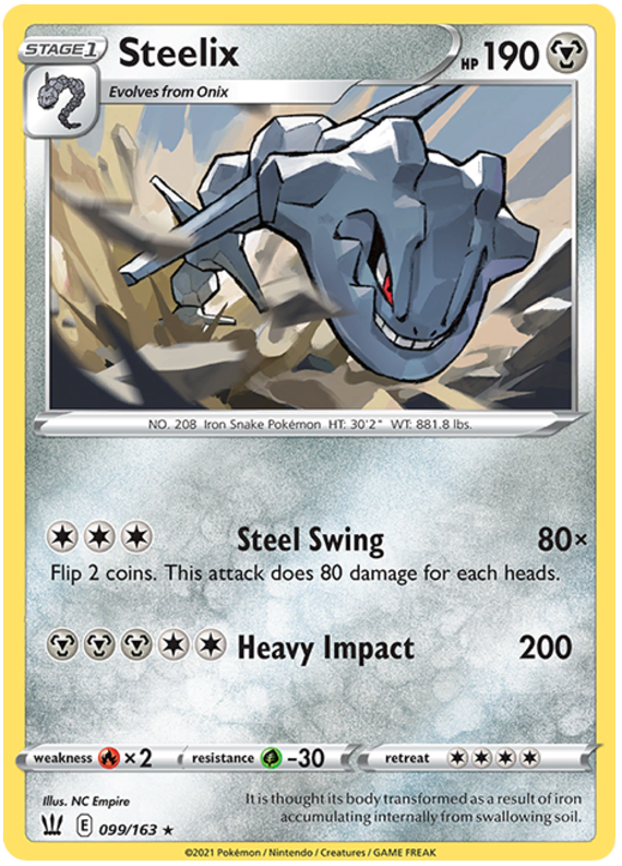 Steelix (099/163) [Sword & Shield: Battle Styles] | Fandemonia Ltd