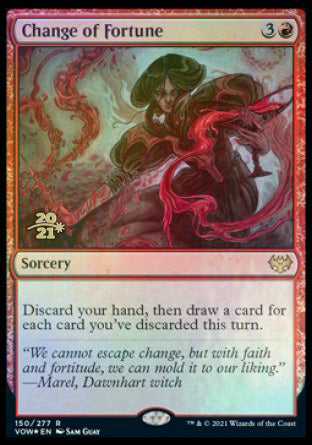 Change of Fortune [Innistrad: Crimson Vow Prerelease Promos] | Fandemonia Ltd