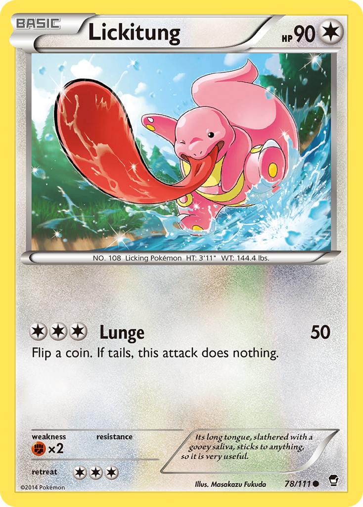 Lickitung (78/111) [XY: Furious Fists] | Fandemonia Ltd