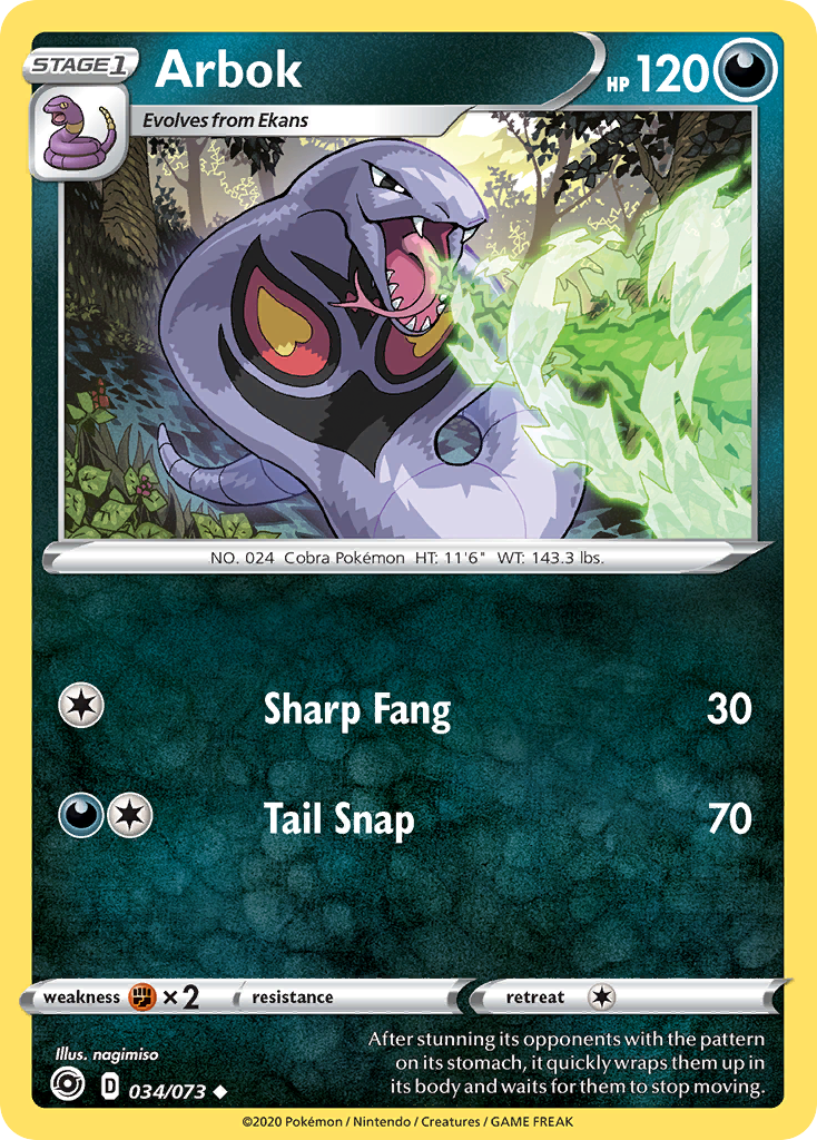 Arbok (034/073) [Sword & Shield: Champion's Path] | Fandemonia Ltd