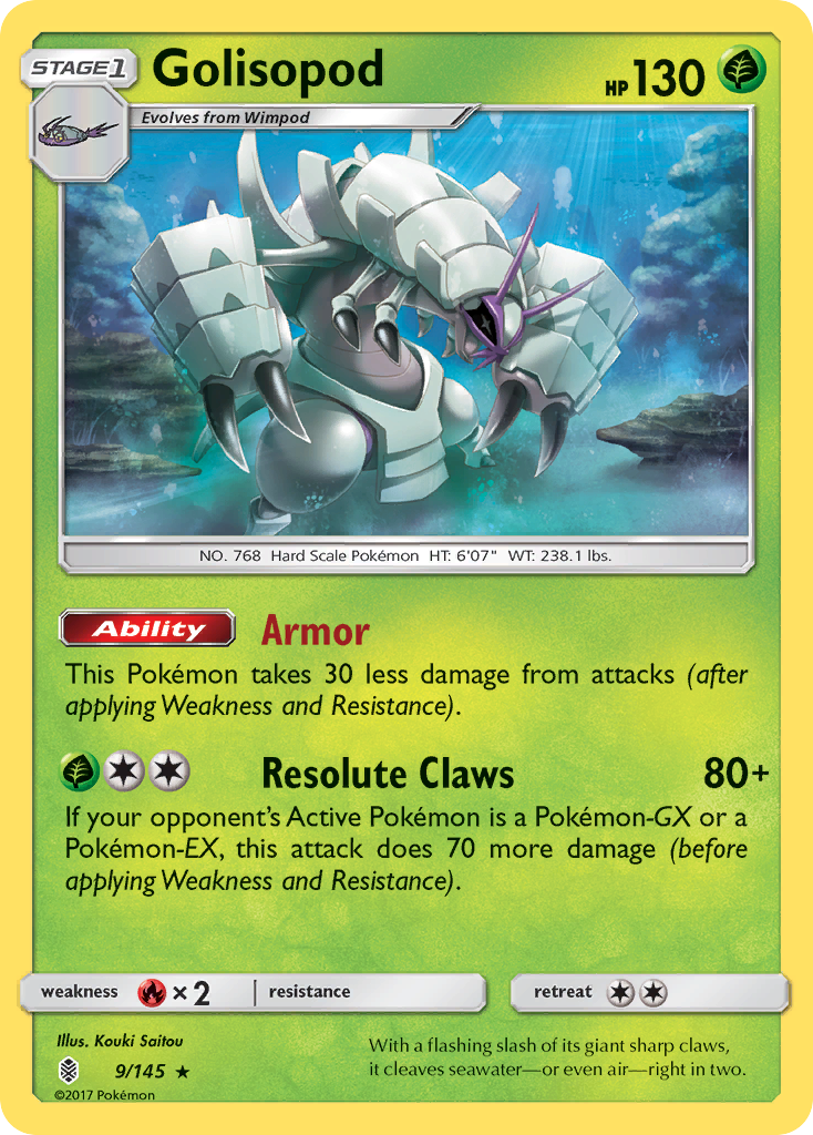 Golisopod (9/145) [Sun & Moon: Guardians Rising] | Fandemonia Ltd